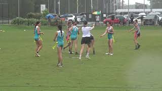 GIRLS 14  SEMI FINAL SHELLHARBOUR V CRONULLA 2024 OZTAG NSW JUNIOR STATE CHAMPIONSHIPS [upl. by Novej]