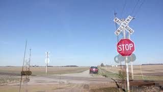 Deshler Ohio railroad crossings [upl. by Enitsugua]