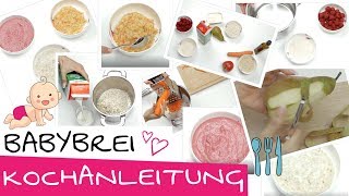 Wir kochen einen Babybrei für Frühstück Nachmittagsbrei und Abendbrei  Das musst du wissen [upl. by Eceer]