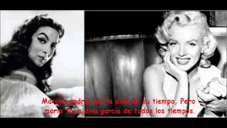 MARIA FELIX quotLa doñaquot VS MARILYN MONROE [upl. by Olegnaleahcim]