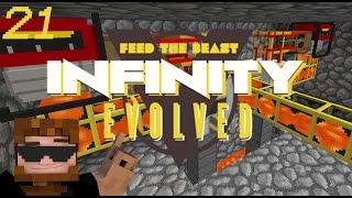 Minecraft FTB Infinity Evolved  Ep21  Lava Pumping Station [upl. by Jeno]