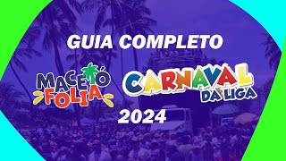 GUIA COMPLETO  PRÉCARNAVAL DE MACEIÓ 2024 [upl. by Ylnevaeh]