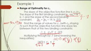 Sensitivity Analysis in LP Programming [upl. by Voorhis]