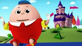 Humpty Dumpty Sat On A Wall  Nursery Rhymes  Kids Songs  3D Rhymes [upl. by Eneleuqcaj]