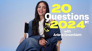 Ariana Greenblatt Answers 20 Questions for 2024  MTV [upl. by Fabrianne]