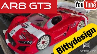 ✅ PRESENTATION BITTYDESIGN AR8 GT3  CARROSSERIE LEXAN pour MODELE GT8 🔥🔥🔥 [upl. by Suirtemid]