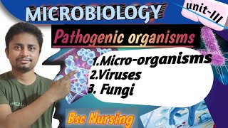 Microbiology Notes  Unit  III Pathogenic Organism  NursingGNM [upl. by Eelinej]