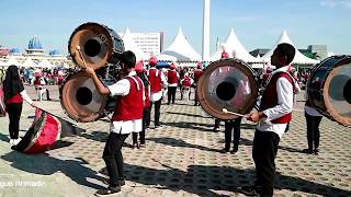 Akad  Payung Teduh Drum Band Cover di Engku Putri Batam [upl. by Grunenwald]