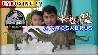 UNBOXING MAINAN DINOSAURUS JURASSIC WORLD NANMU STUDIO APATOSAURUS  JURASSIC WORLD EVOLUTION [upl. by Nosilla795]