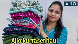 Ajio haulAjio kurtaset haul for college and office wear👌🏻qualityfrom 600₹ajiotrends [upl. by Heintz891]