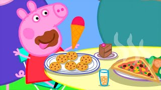 Peppa And Friends BEST Lunch Ever 🍪 🍅 Peppa Pig Full Episodes [upl. by Arebma]