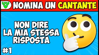 QUIZ  NON DIRE LA MIA STESSA RISPOSTA 🤔🤯 parte 1 [upl. by Nerrawed]