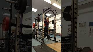 3 Back Squats 70 kg 6 Nov 2024 mastersweightlifting motivation squats [upl. by Ytnom]