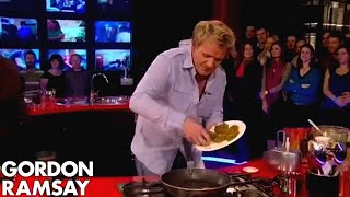 Shami Kebabs with Alan Carr Part 2  Gordon Ramsay [upl. by Jarek]