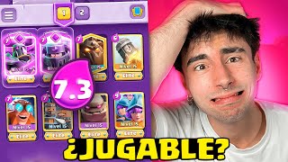 JUGUE EL MAZO MÁS PESADO DE CLASH ROYALE CON EVOLUCIONES😇 [upl. by Babb45]