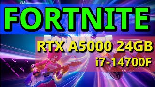 FORTNITE  022024  RTX A5000 24GB  i714700F  PERFORMANCEEPIC  FullHD 1080p [upl. by Lose92]