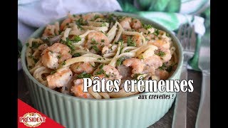 LGDK  Pâtes crémeuses aux crevettes [upl. by Ecire168]