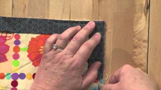 Easy Mitered Corners for Quilt Binding [upl. by Isman]