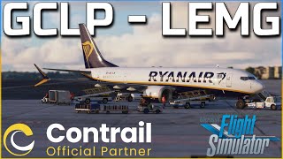 MSFS LIVE  Gran Canaria ✈ Malaga  Real Ryanair OPS  Farewell MSFS 2020  UPDATED iFly 737 MAX [upl. by Annora]