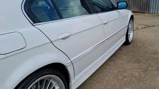 BMW E38 7 Series 728i  Only 42000 Miles  Alpina extras  Walkaround with Dialog [upl. by Teiv]