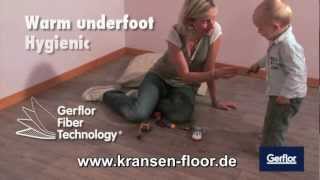 Gerflor Deko Vinyl Bahnen LinoleumRollenware  kransenfloorde [upl. by Hsan]