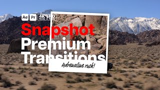 Premium Transitions Snapshot After Effects Template  Premiere Pro MOGRTs [upl. by Alaaj]