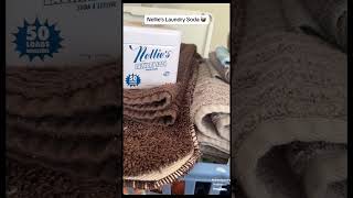 Nellie’s Laundry Soda Does It Work laundry naturalcleaningproducts greencleaning wash [upl. by Ranee]