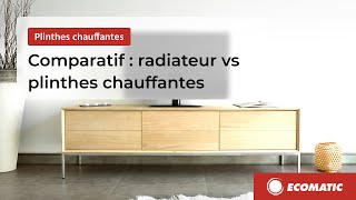 ECOMATIC  Radiateurs VS Plinthes chauffantes 🔥 [upl. by Artemla]