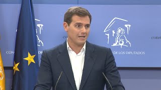 Ciudadanos pide una votación en el Congreso sobre el 155 [upl. by Wertz414]