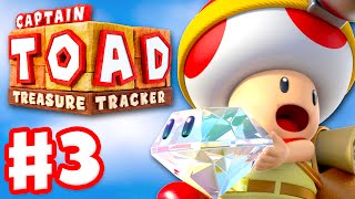 Captain Toad Treasure Tracker  Episode 3 All Gems amp Bonus Objectives [upl. by Spearman]