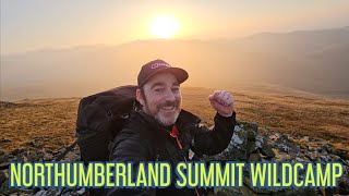 NORTHUMBERLAND SUMMIT WILDCAMP  Camping in my new tent MSR Tindheim 2 [upl. by Hathaway13]