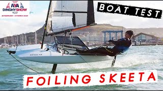 BEST OF BOTH WORLDS  FOILING SKEETA  For Performance and Beginner Sailors  Boat Test [upl. by Dorrie]