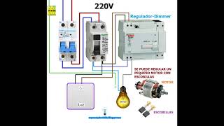 Nuevo esquema eléctrico Regulador dimmer [upl. by Jeanna]