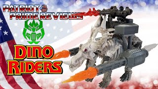 Patriot Prime Reviews Firetox Dino Rider Set For Kingdom Ractonite [upl. by Joeann]