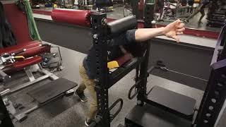 Overhead Delt Pad Isometric Overcoming Chest Suported Ipsilateral Shoulder Neutral Thumb Down [upl. by Ahcsatan206]