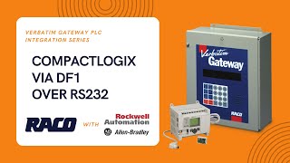 Integrating Allen Bradley CompactLogix to Verbatim Gateway via DF1 over RS232 [upl. by Phene9]