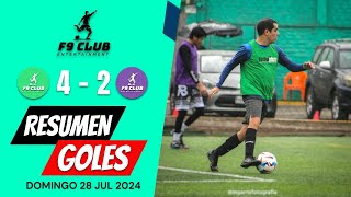 GOLEADA Y VICTORIA SÓLIDA PARA LOS VERDES  Verde 42 Morado  RESUMEN GOLES [upl. by Enitnelav768]