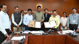 Minister MC Sudhakar signed MoU with different organisations for skill development of students [upl. by Oza]