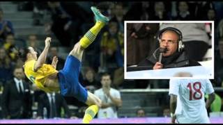 Stan Collymore comments Zlatan Ibrahimovic goal [upl. by Hillier]