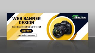 How to create banner in photoshop [upl. by Guilbert]