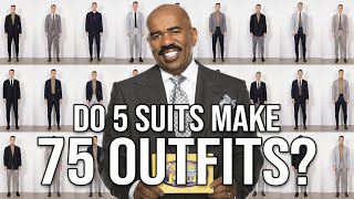 5 Suits You Need To Get To Make 75 Outfits [upl. by Qerat]