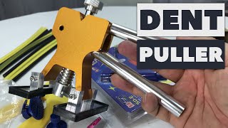 Dent Puller Paintless Dent Repair Tools Kit with Glue Gun Review [upl. by Margarette]