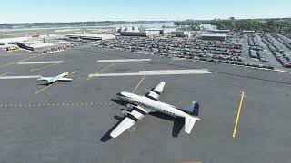 PMDG DC6 Tutorial 7 Taxi Procedures Backing Up Your Airplane and Basic Engine Management [upl. by Ardnahc527]