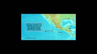 🚨 Kristy Remains A Very Powerful Category 4 Hurricane Advisory 10 🌀 [upl. by Eiwoh]