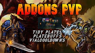 ADDONS PVP CATACLISMO 434 TIDYPLATES  PLATEBUFFS  VIALCOOLDOWNS  WOWCOLOMBIA [upl. by Nnorahs69]