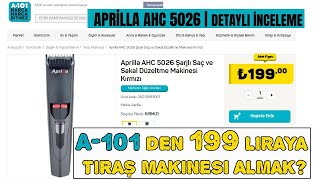 A101den 199 liraya tıraş makinesi almak Aprilla Ahc 5026 Detaylı İnceleme Braun ile kıyaslama [upl. by Marozas737]