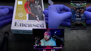 LosPollosTV Opens Up 1300 Panini Prizm Basketball Box And 500 Panini Encased Basketball Box [upl. by Ahsenac742]