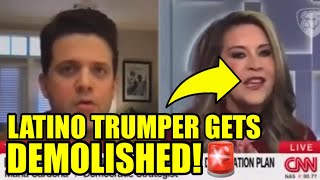 Latina TEARS A “Latino For Trump” TO SHREDS Live On CNN [upl. by Reube]