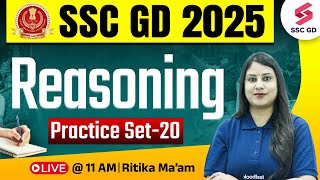 SSC GD 2025  SSC GD Reasoning Practice Set 2025  SSC GD Reasoning Class 20  by Ritika Mam [upl. by Erreit]