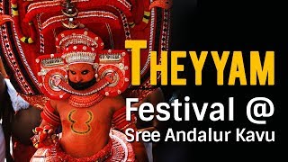 Experience Ramayanam in Theyyam  Sree Andalur Kavu [upl. by Ahsykal]